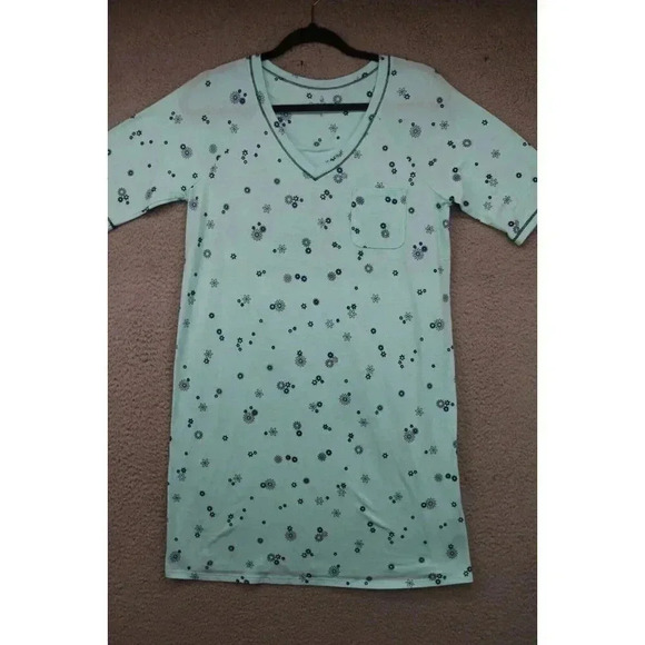 Cuddl Duds Women's Floral Sleepshirt-Size Small - Picture 1 of 8